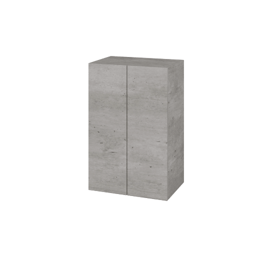Hängeschrank UNI SYD2 50  - D01 Beton - Griffes T00 - D01 Beton