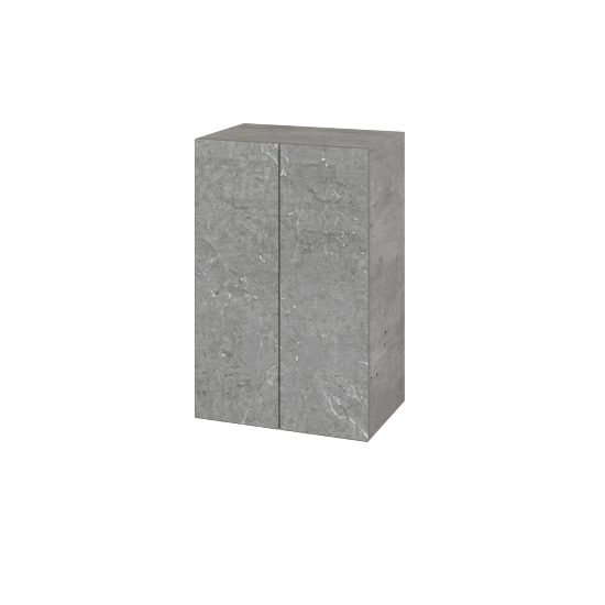 Hängeschrank UNI SYD2 50  - D01 Beton - Grifflose Ausführung T00 (ohne Bohrungen für Griffe) - D20 Galaxy