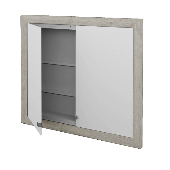 Einbaubarer Spiegelschrank WALL-IN GA2OE 90  - D05 Oregon