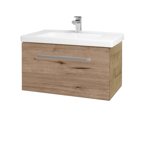 Waschtischunterschrank MAGIC SZZ 80  - D09 Eiche Arlington - Griffes T01 - D23 Herkules