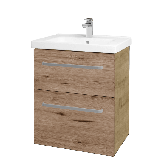 Waschtischunterschrank MAGIC SZZ2 65  - D09 Eiche Arlington - Griffes T01 - D23 Herkules