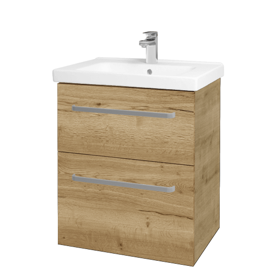 Waschtischunterschrank MAGIC SZZ2 65  - D09 Eiche Arlington - Griffes T01 - D26 Ontario