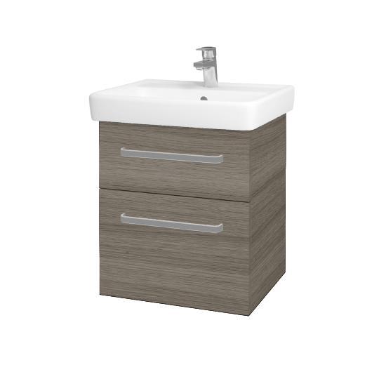 Waschtischunterschrank NEXT SZZ2 55  - D03 Cafe - Griffes T01 - D03 Cafe