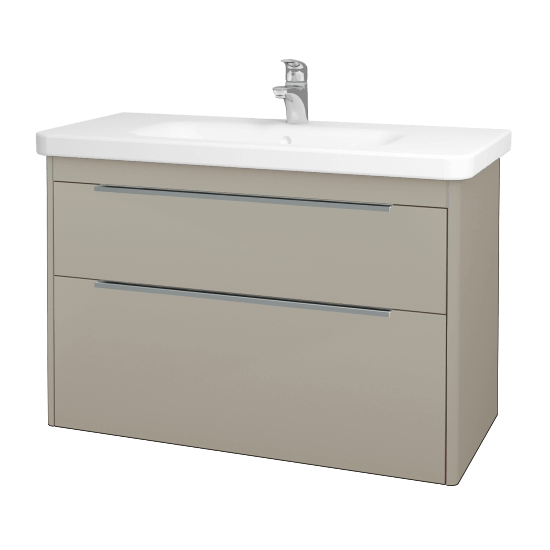 Badezimmerschrank TORO SZZ2 100  - L04 Beige Lack Hochglanz - L04 Beige Lack Hochglanz