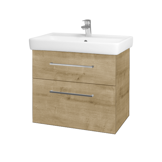 Badezimmerschrank NEXT SZZ2 70  - D09 Eiche Arlington - Griffes T04 - D09 Arlington