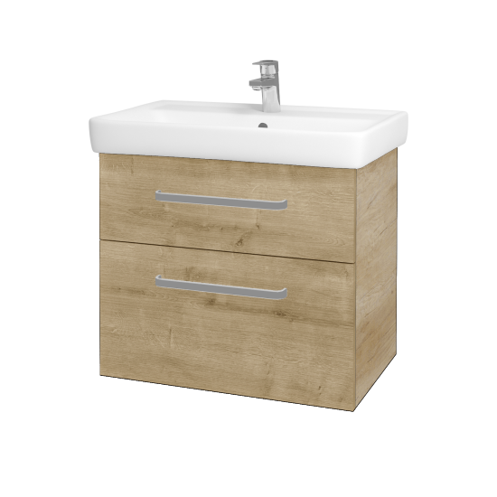 Badezimmerschrank NEXT SZZ2 70  - D15 Eiche Nebraska - Griffes T01 - D09 Arlington