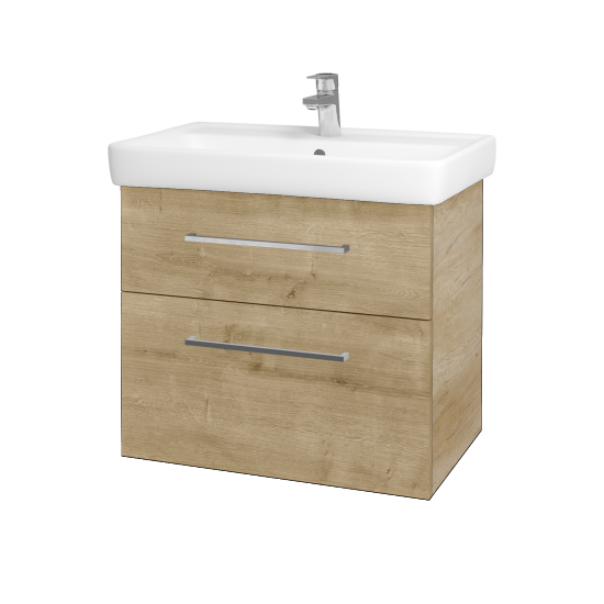 Badezimmerschrank NEXT SZZ2 70  - D15 Eiche Nebraska - Griffes T04 - D09 Arlington