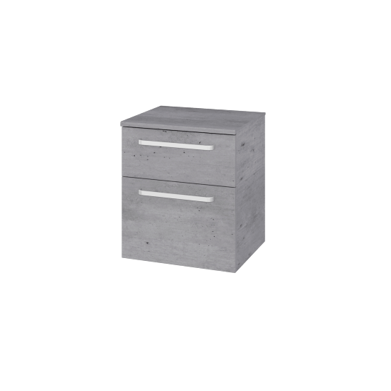 Sideboard UNI SNZ2K  50  - D01 Beton - Griffes T01 - D01 Beton