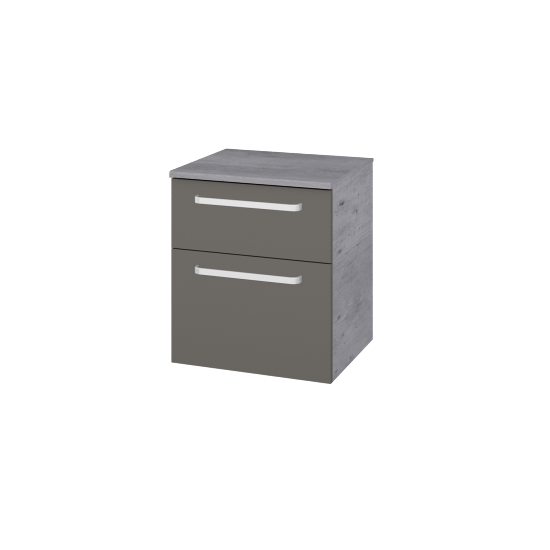 Sideboard UNI SNZ2K  50  - D01 Beton - Griffes T01 - N06 Lava