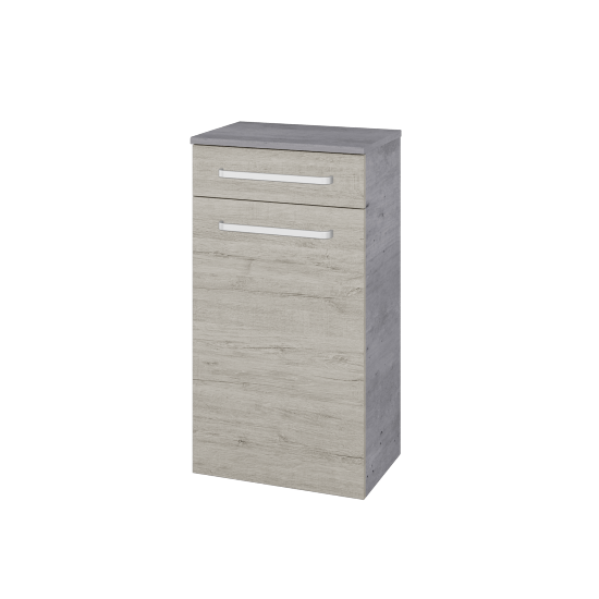 Sideboard UNI SNDKZ 50  - D01 Beton - Griffes T01 - D05 Oregon