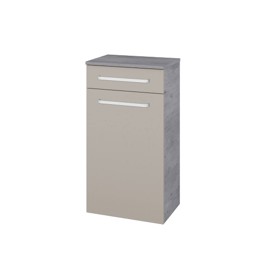 Sideboard UNI SNDKZ 50  - D01 Beton - Griffes T01 - N07 Stone