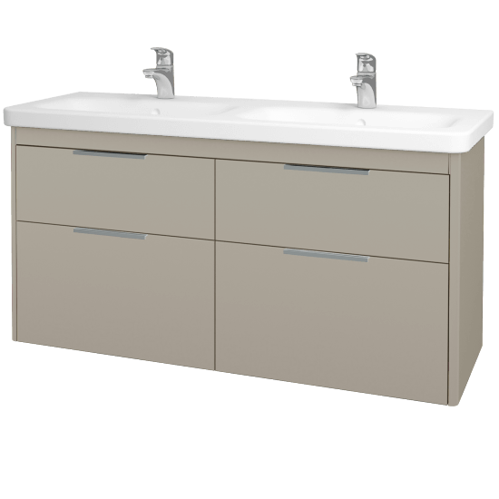 Badezimmerschrank TORO SZZ4 130  - L04 Beige Lack Hochglanz - L04 Beige Lack Hochglanz