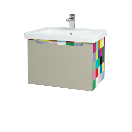 Waschtischunterschrank SMILE SZZ 65  - IND Individual - M05 Beige Lack Matt