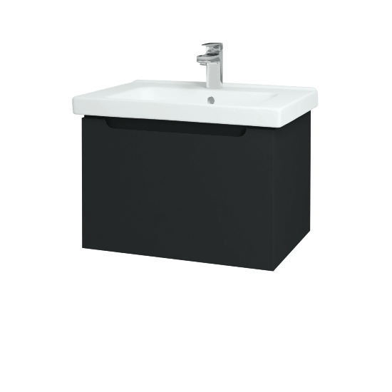Badezimmerschrank SMILE SZZ 65  - L03 Anthrazit Lack Hochglanz - L03 Anthrazit Lack Hochglanz